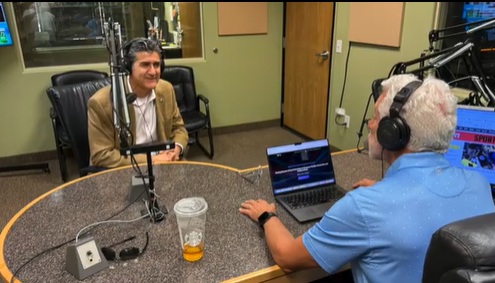 K.C. Kanaan, co-founder and CEO of Envoy America, appears with on Health Futures - Taking Stock In You host Bob Roth.